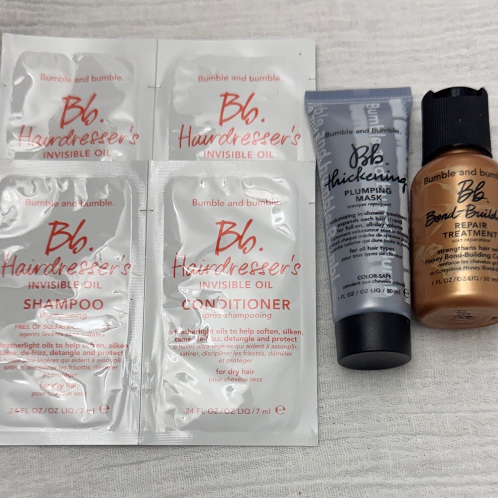 Bumble and bumble Hairdresser's Set 2 travel sizes and 2 one time use